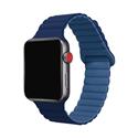 CINTURINO APPLE WATCH 42/44/45MM MAG BLACK/LIGHTBLUE