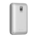 POWER BANK 20.000MAH PD 22,5W ULTRA4 C/DISPLAY + 2 CAVI INTEGRATI SILVER