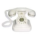 TELEFONO FISSO VINTAGE 20 BIANCO