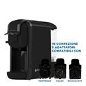 MACCHINA DA CAFFE' ICP310 3IN1 NESPRESSO-DOLCEGUSTO-ESA44-BEV. FREDDE 0,6L BLACK