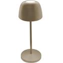 LAMPADA LED DA TAVOLO DORA RIC. DIMM. WIRELESS TOUCH IP54 SABBIA
