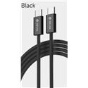 CAVO DATI TYPE-C - TYPE-C 1MT 60W PD COTTON NERO
