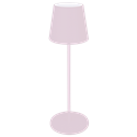 LAMPADA LED DA TAVOLO AGATA NUANCES RIC. DIMM. TOUCH IP54 ROSA PASTELLO