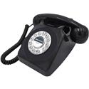 TELEFONO FISSO VINTAGE MAX 253 BLACK