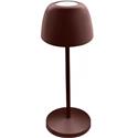 LAMPADA LED DA TAVOLO DORA RIC. DIMM. WIRELESS TOUCH IP54 CORTEN
