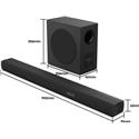SOUNDBAR BLUETOOTH HS3100 3.1CH 480W BLACK
