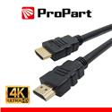 CAVO HDMI / HDMI 2.0 HIGHT SPEED 4K 3D- CONN. GOLD 0,5MT. BLACK