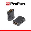 ADATTATORE PRESA HDMI / PRESA HDMI 19 PIN CONN. GOLD BLACK
