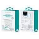 CARICA RETE PD 20W 1TYPE-C WHITE + CAVO TYPE-C/LIGHTNING 1,5MT WHITE