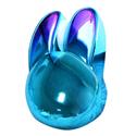 MOUSE WIRELESS RABBIT M6DM BLUETOOTH CROMATO BLUE