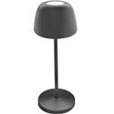 LAMPADA LED DA TAVOLO DORA RIC. DIMM. WIRELESS TOUCH IP54 GRIGIO