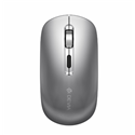 MOUSE WIRELESS OTTICO DPI REGOLABILE 2.4G/BLUETOOTH RICARICABILE GRIGIO