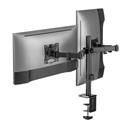 SUPPORTO DOPPIO MONITOR DA TAVOLO 17-32" MOD. SUPSTV020 NERO