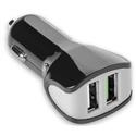 CARICA AUTO 3.4A 2USB TURBO BLACK