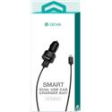 CARICA AUTO 2.1A 1 USB + CAVO MICROUSB BLACK