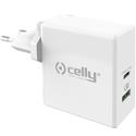 CARICA RETE PD 30W TC 1USB + 1TYPE-C WHITE