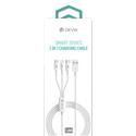 CAVO DATI 3IN1 LIGHTNING - USB - TYPE-C - MICRO 1,2MT