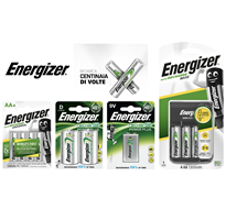 ENERGIZER BATTERIE RICARICABILI