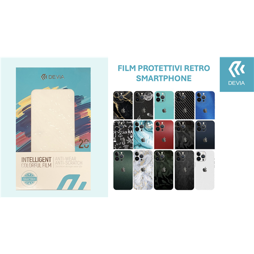 DEVIA FILM PROTETTIVI RETRO SMARTPHONE PER PLOTTER